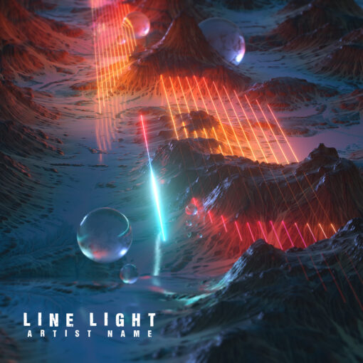 Line Light Album Cover art Design – Anaruh Cover Artworks