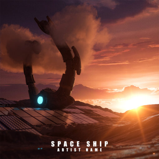 Space Pre-made Cover Arts: Custom Designed for Independent Musicians by Our Top Album Cover Art Designers and Makers. Ready for Use on Spotify, Apple, and More.