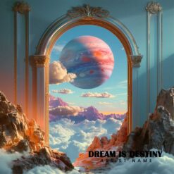 Dream Is Destiny premade album cover art design available for immediate use, whether it's for your single track or full album. This exclusive design is ready to enhance your music's visual appeal and make a lasting impression on your audience.