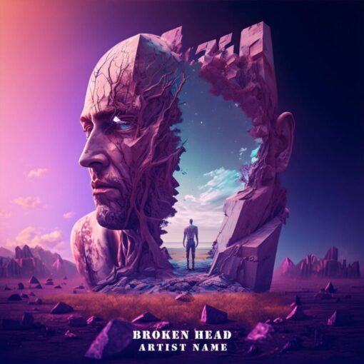 Broken Head 1 scaled — Anaruh Music Cover Artwork provides Custom and Pre-made Album Cover Art for any Music Genres.