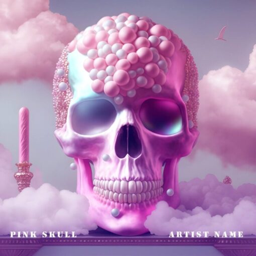 Pink Skull scaled — Anaruh Music Cover Artwork provides Custom and Pre-made Album Cover Art for any Music Genres.